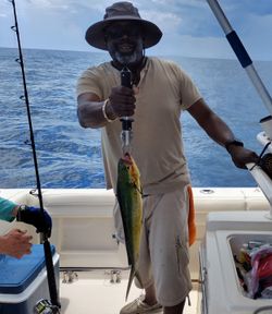 One fisherman fishing at Fort Walton Beach