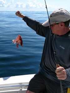 One person fishing at Fort Walton Beach