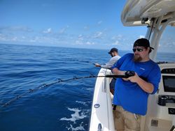 Two people fishing in FL