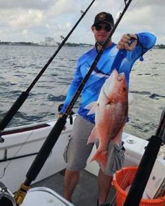 Lone angler with a big fish caught in FL