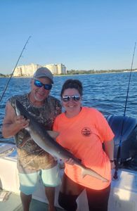 Two people fishing at Panama City Beach