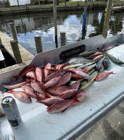 3 fishing rods casting into Panama City Beach waters