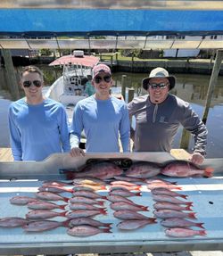 Three people fishing in Panama City Beach