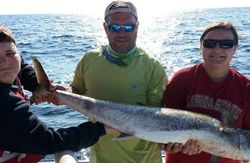 Three people fishing in Panama City Beach