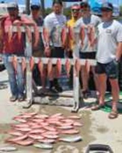 Two people fishing at Panama City Beach