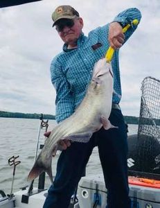 Angler with big fish in Mocksville