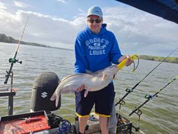 Blue catfish caught fishing in NC