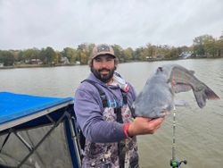 Blue catfish caught while fishing in Mocksville
