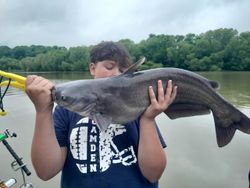 Capturing blue catfish!