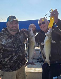 Two channel catfish and white catfish in Mocksville, fishing