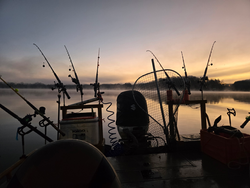 Perfect setup ready for action at High Rock Lake!