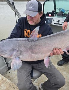 A person fishing in North Carolina