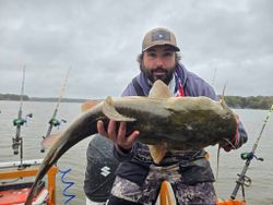 Person fishing in North Carolina