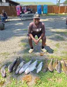 Two people fishing in Mocksville