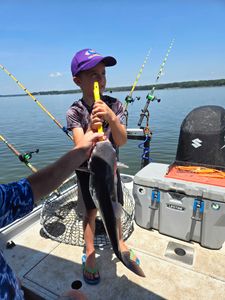 Angler with a 25-inch catch in Mocksville