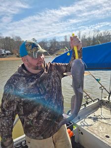 A person fishing in Mocksville