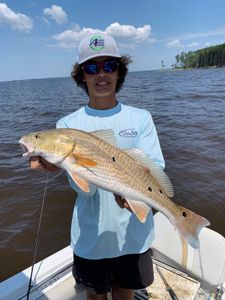 Hooked on redfish!