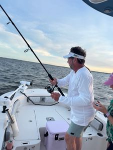Person enjoying fishing tours in Belhaven