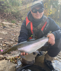 One angler fishing in NY