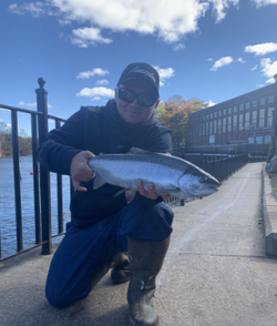 Fishing in Oswego, New York