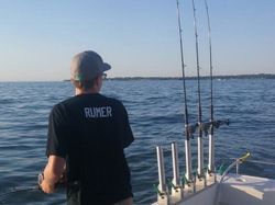 Angler enjoying a day of fishing in OH