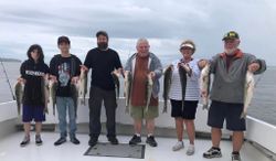 Seven striped bass caught during fishing trip in MD