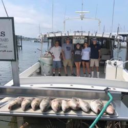Four people fishing in Maryland
