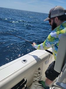 Scenic view of fishing in Panama City