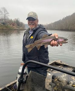 Beauty of a Rainbow Trout caught on Lake Taneycomo