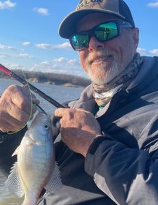 Angler with a 7-inch fish caught in MO