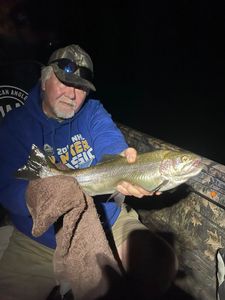 Angler enjoying fishing trip in MO