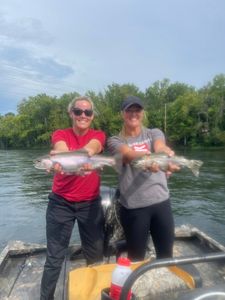 Two anglers fishing in Missouri