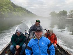 4 people fishing in Branson
