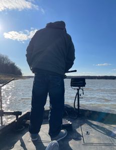 Scenic fishing landscape in MO