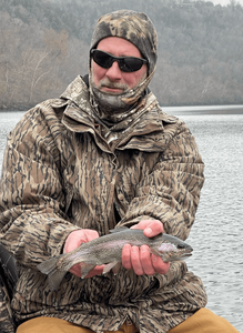 One rainbow trout caught in MO