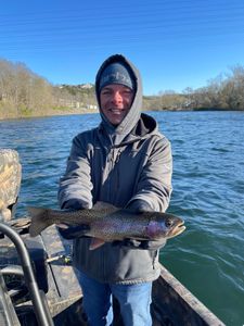 A rainbow trout caught while fishing in MO
