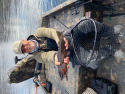 Scenic fishing landscape in MO