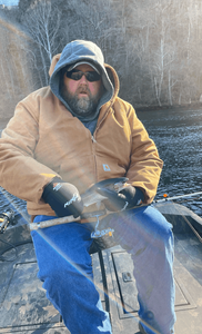 A person fishing in Missouri