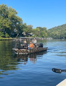 Three people fishing in Missouri