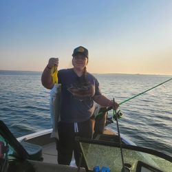 Striped bass fishing in OK
