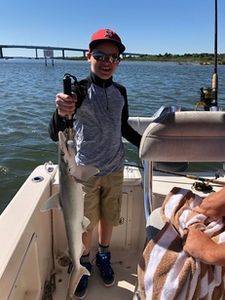 One person fishing at Port Orange Gateway Center