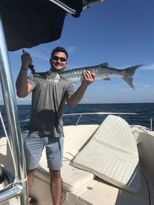 Great Barracuda, 32-inch fish caught at Port Orange Gateway Center during fishing trip