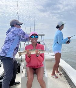 Three people fishing in Tavernier