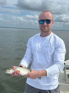 Speckled trout caught while fishing in Tavernier Florida