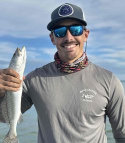 Spotted Weakfish caught while fishing in FL