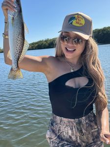 Spotted weakfish caught in FL while fishing