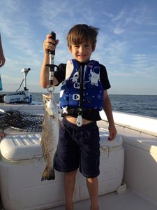 Inshore fishing in golden louisiana waters