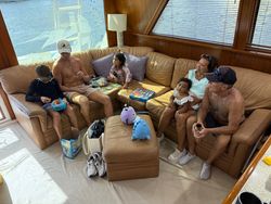 Four people on a fishing cruise in Boynton Beach