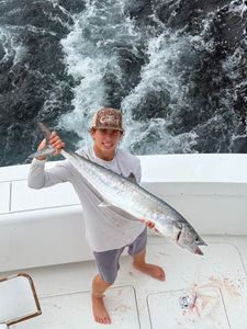 A King Mackerel fish caught during a fishing cruise in FL