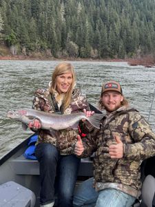 Rainbow trout catch on fishing trip in Charleston OR
